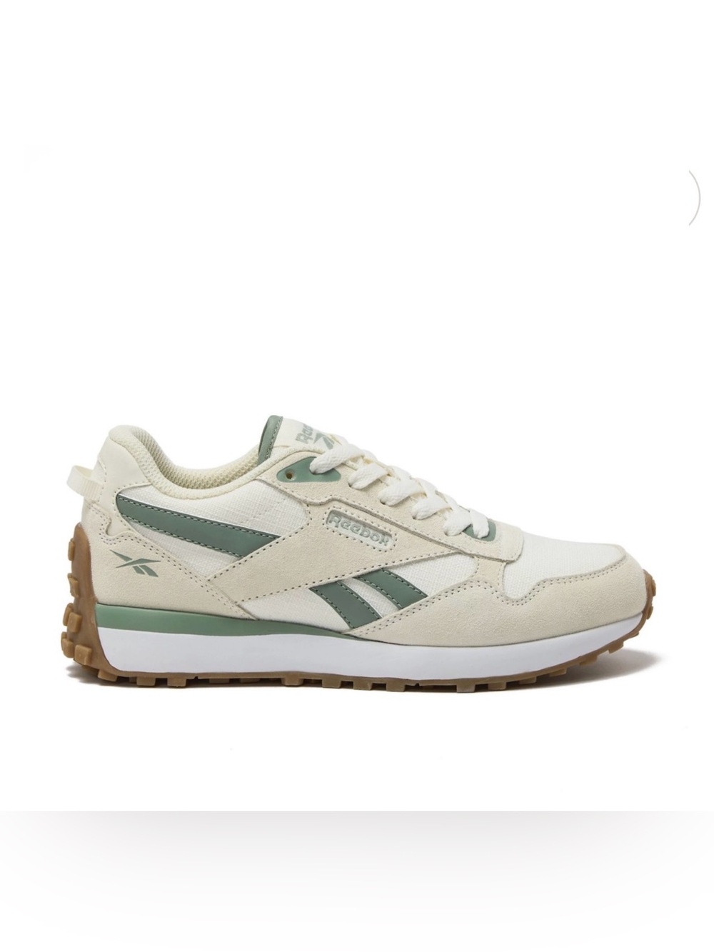Reebok Women's Drive Sneakers - Chalk/Beige/Mint Green Retro Runner Ortholite